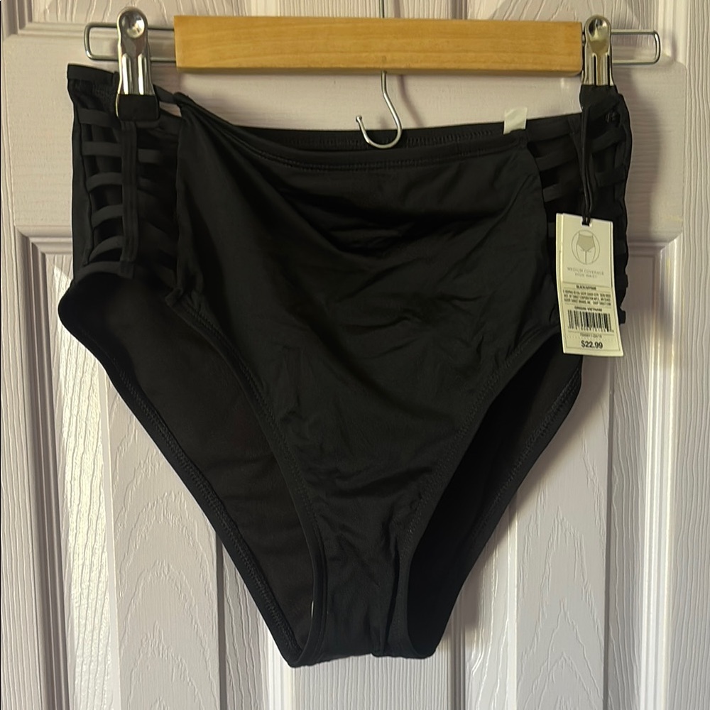 Shade & Shore Black Women's Swim Bottom